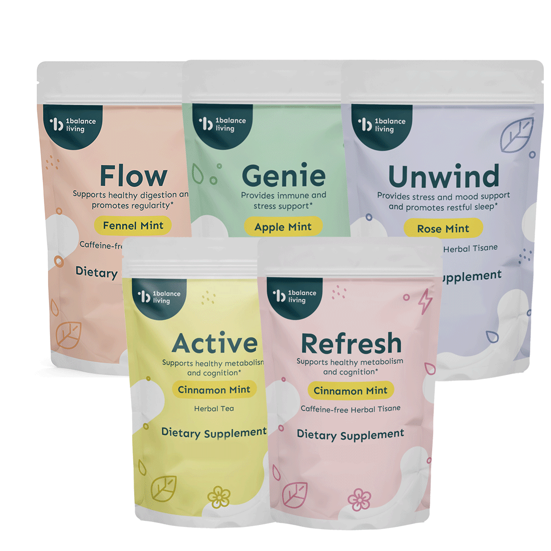 Holistic Wellness Herbal Tea and Tisane Blends Sample Pack